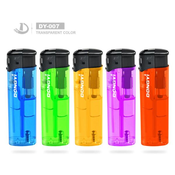 Quality DY-007 Butane Gas Lighter With Refillable Function And MSDS Certificate for sale