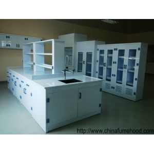 PP Drawer Chemistry Lab Furniture , Epoxy Resin Countertops Science Lab Benches