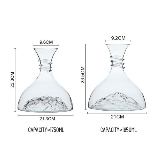 Bulk Artisan-Crafted Crystal Wine Decanter Aerator | 1500mL Luxury Carafe, Distributor-Ready