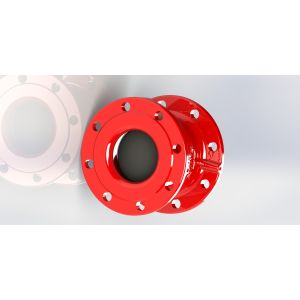 Red Non Slam Check Valve With Anti Water Hammer And Low Head Loss Function