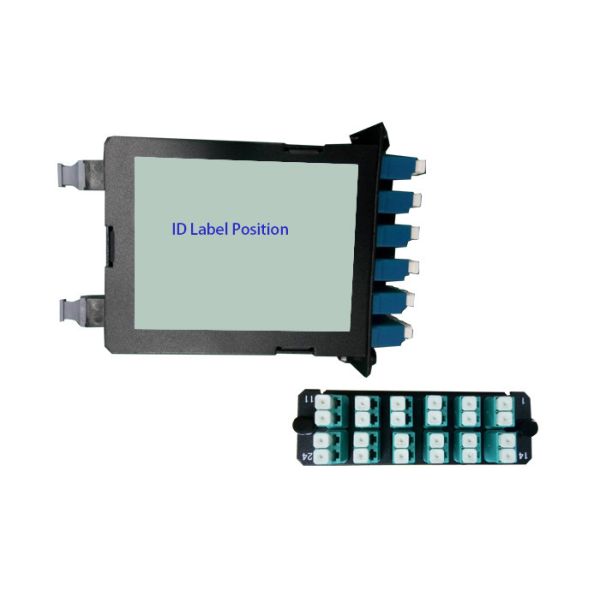 1U 96 Fibers Rack Mount FHD High Density Fiber Enclosure Unloaded 4x FHD