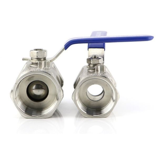 Cf8 Investment Casting 1 Inch Threaded 1 Pc Ball Valve