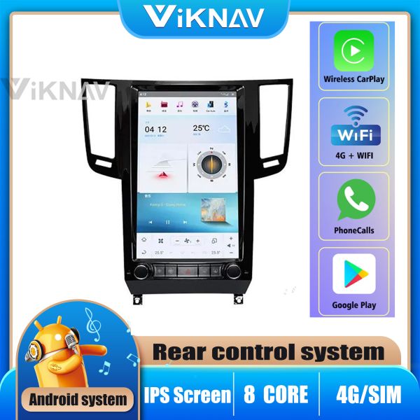 11.8 Inch Screen Stereo For 2014-2019 Infiniti QX70 FX35 FX45 Navigation GPS