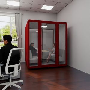 Modern Meeting Pod with 7-layer Acoustic Structure 5 Year Warranty and Easy