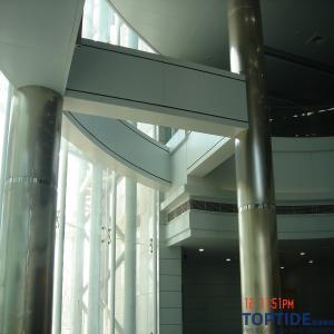 China 3.5mm CNC Perforated Metal Column Covers Interior Decoration on sale