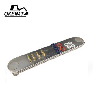 6D14 6D15 6D16 Excavator Engine Spare Parts 4P Oil Cooler core For ME034561