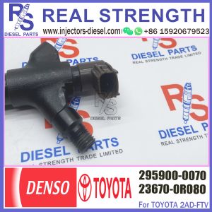 Diesel Fuel Common Rail Fuel Injector 23670-0R080 295900-0070 Fuel Injection