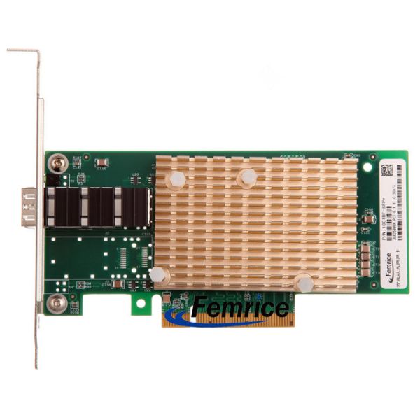 Femrice 10Gbps Single Port Gigabit Ethernet PCIe x8 Server Adapter Intel 82599EN