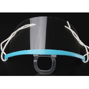 Fashion High Impact Plastic Chin Rest Face Shield Against Saliva Protective