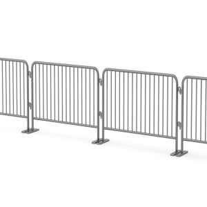 Temporary H1.2m Galvanized Crowd Barrier Fencing
