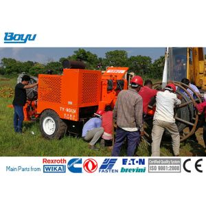 Overhead Stringing Max Intermittent Pull 100kN Hydraulic Cable Puller Machine