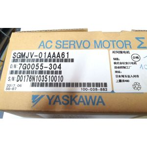 Yaskawa SGMJV-01AAA21 AC SERVO MOTOR 100W 200V 0.84A 3000RPM NEW