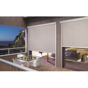 Vertical Indoor Solar Roller Shades 150D*300D 100% Polyester