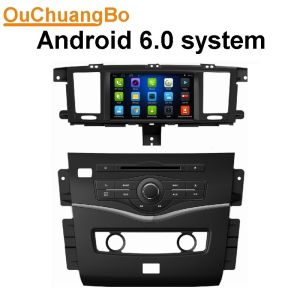 China Ouchuangbo car radio stereo 8 inch android 6.0 for Nissan Patrol 2015 with gps navi bluetooth steering wheel control on sale