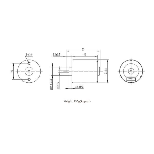 36mm Brushless DC Motor Micro Bldc Motor For Liquid Pump Air Pump