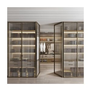 Functional and Stylish MDF Bedroom Armoire Wardrobe Design with Moisture