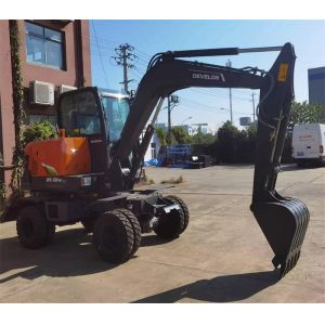 DX60W Used Doosan Excavator 2.9m Arm Used Excavator Machine