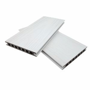 Wholesale ISO9001 Terrace Co Extrusion Composite Decking White Wood Plastic WPC from china suppliers