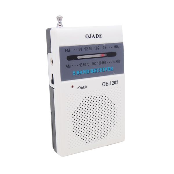Certified XIBOMAN OE-1202 Portable FM AM Radio with Pocket Mini Size and ABS
