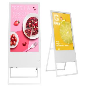Octa Core LCD Advertising Display 3mm Glass Digital Ad Screen AC 110V