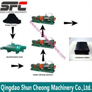 Factory Direct Sale Reclaimed Rubber Refiner Made in china