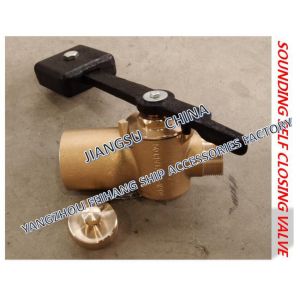 Wholesale FH-50A CB/T3778-1999 seawater tank sounding self-closing valve, self-closing measuring pipe head from china suppliers