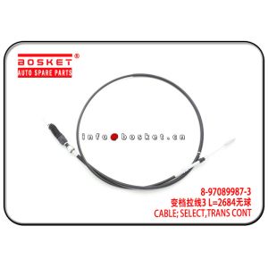 8-97089987-3 8970899873 Transmission Control Select Cable For ISUZU 4JB1 MSB5M