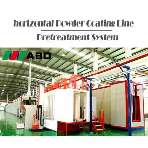 ABD Automated Powder Coating Line Surface Treatment 10-50KW