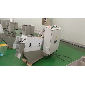 Easy Operation Dewatering Screw Press Machine Leather Processing Automatic