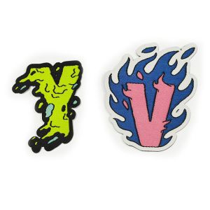 Wholesale Personalized Iron On Woven Patch Metallic Threads Machine Weaving Technics from china suppliers