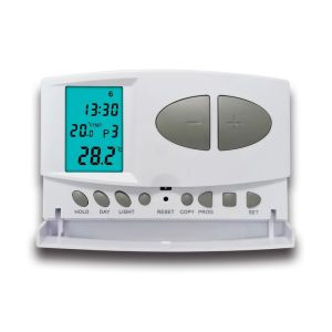 China Riseem LCD Display 7 Day Programmable Room Thermostat With Omron Relay on sale