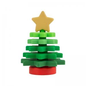 Wholesale Christmas Silicone Star Stacker BPA Free Eco Friendly For Child Education from china suppliers