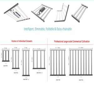 Waterproof 1200W 1000W LED Grow Lights Bar Dimmable Customized Spectrum