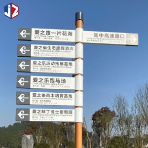 Building Directional Wayfinding Signs Waterproof Low Consumption