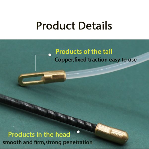 Pull Wire Fish Tape Nylon Cable Push Puller Electric Wire Puller Machine