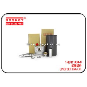 1-87811434-0 1878114340 Engine Cylinder Liner Kit For Isuzu 6HH1 FVR33