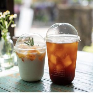 China 12oz Pla Cup Coffee Cup Lid Disposable Pla Lined Coffee Cups on sale