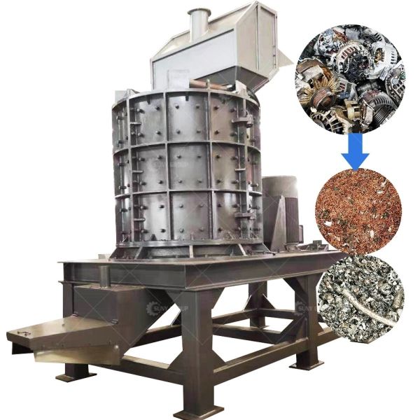 12000KG Vertical Hammer Compound Crusher Sand Making Machine with 800-1000kg/H