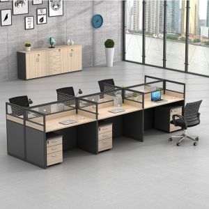 Private Office Area Modular Workstation Desk with Modern Design Style and MFC