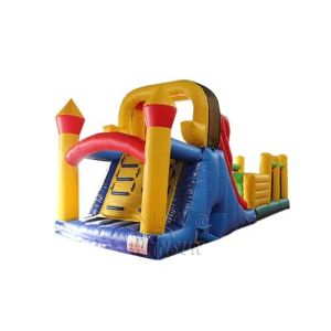 Inflatable obstacle course and slide for kids WSP-300/Sport game for children