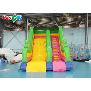 Commercial Grade Inflatable Water Slide Custom Rainbow Inflatable Slide