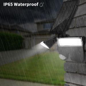 3.7V 4400mAh 6000-7000K Solar Motion Sensor Wall Light ABS Material