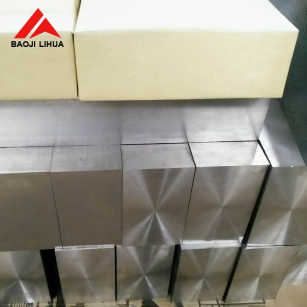 Pure Square Titanium Sheet Block ASTM B348 Ingot Bright Surface