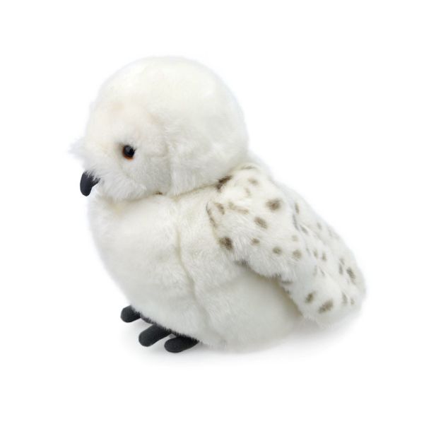 Quality EN71 Machine Washable Head Rotatable White Owl Plush Toy for sale