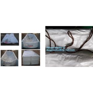 6Mil Drawstring White Waterproof Dumpster Container Liners,Recycled PE Dumpster