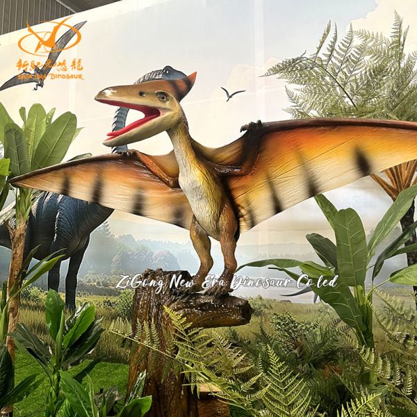 Jurassic Park Simulated Animatronic Pterosauria Dinosaur Model for Amusement