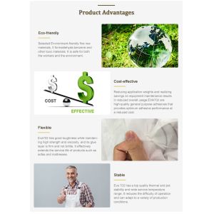 High Quality EVA Glue Hot Melt Glue Environment-friendly No Smell Hot Melt