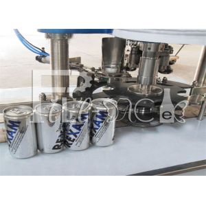 2300CPH Single Head Automatic liquid / solid Can Sealing Machine