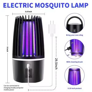 JZ USB Powered Rechargeable Household Electric Mosquito Repellent Smart Pest