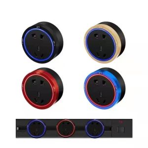 Wholesale Electrical Outlet Connection Function Aluminum Wall Track Socket with 32A Rated Current from china suppliers